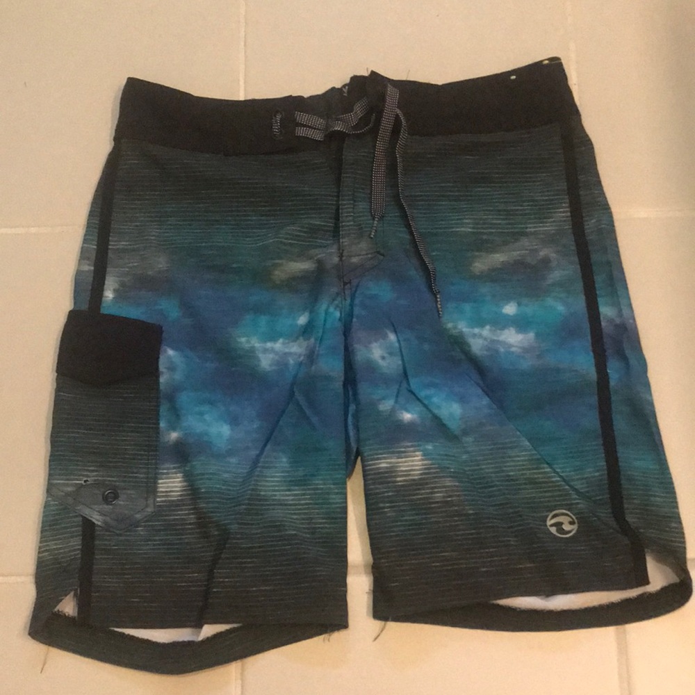 Swim Trunks Ocean Current